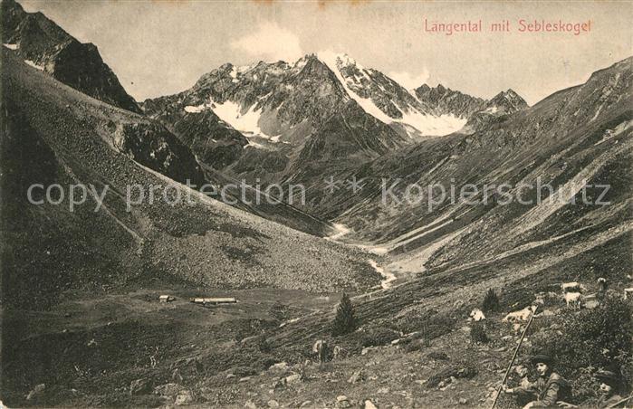 Vintschgau Suedtirol Laengental Sebleskogel