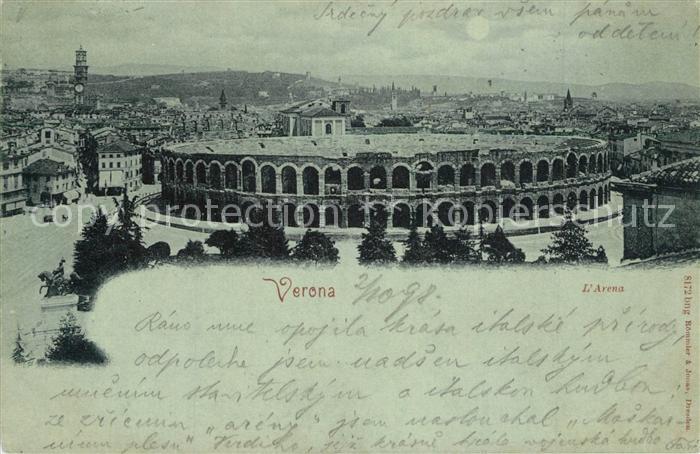 Verona Veneto Arena Mondschein