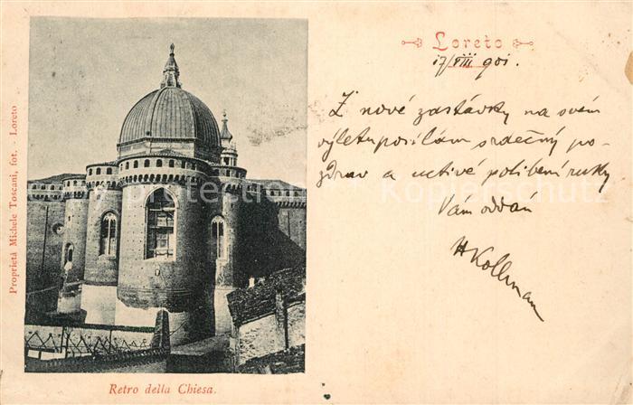 Loreto Ancona Retro della Chiesa