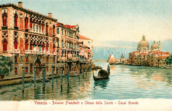 Venezia Venedig Palazzo Franchetti Chiesa della Salute Canal Grande
