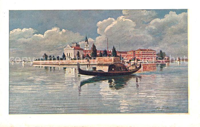 Venezia Venedig Isola degli Armeni Kuenstlerkarte