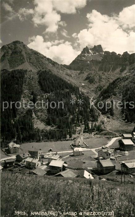 Arabba Dolomiten Sasso di Mezzodi