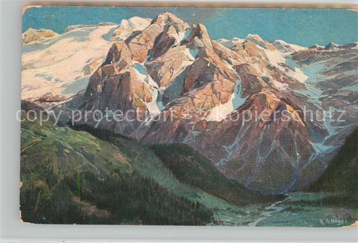 Marmolada Panorama Kuenstler Hoeger