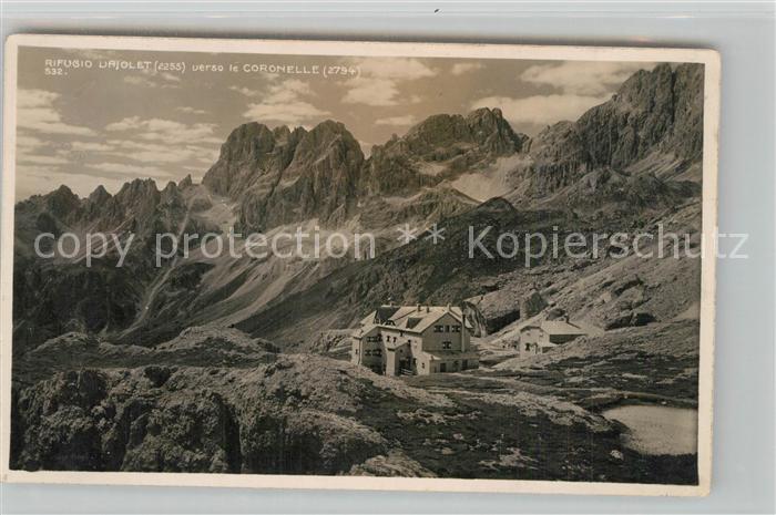 Vajolethuette Coronelle