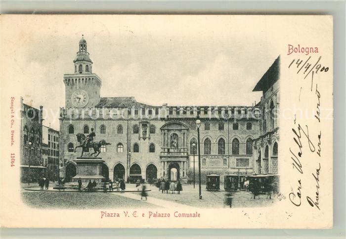 Bologna Piazza Vittorio Emanuele Palazzo Comunale