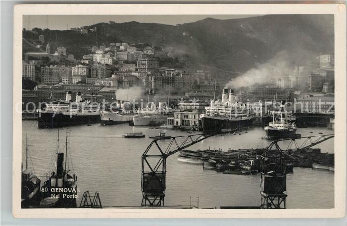 Genova Genua Liguria Porto