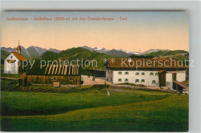 Jaufenhaus Jaufenstrasse Oetztalerfernern