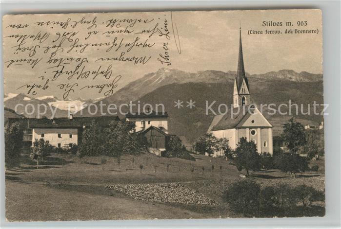 Brennero Kirche Panorama Stilves