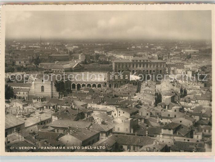 Verona Veneto Fliegeraufnahme Panorama