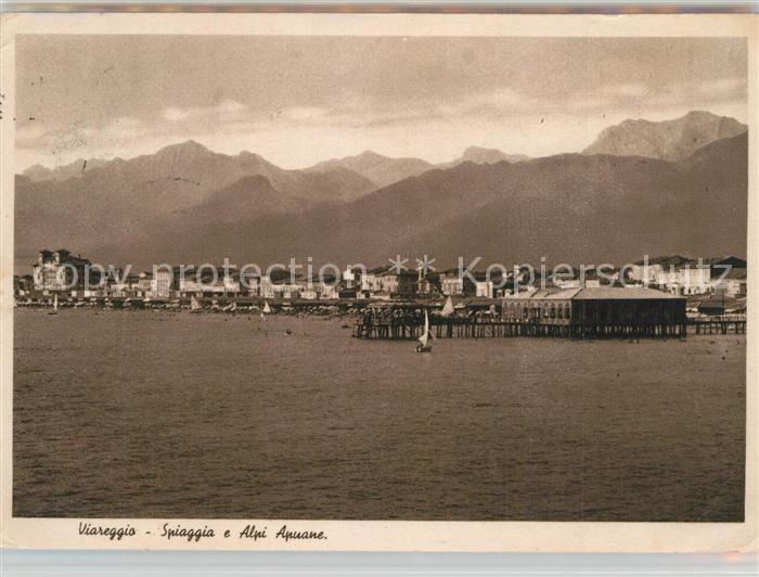 Viareggio Spiaggio Alpi Apuane