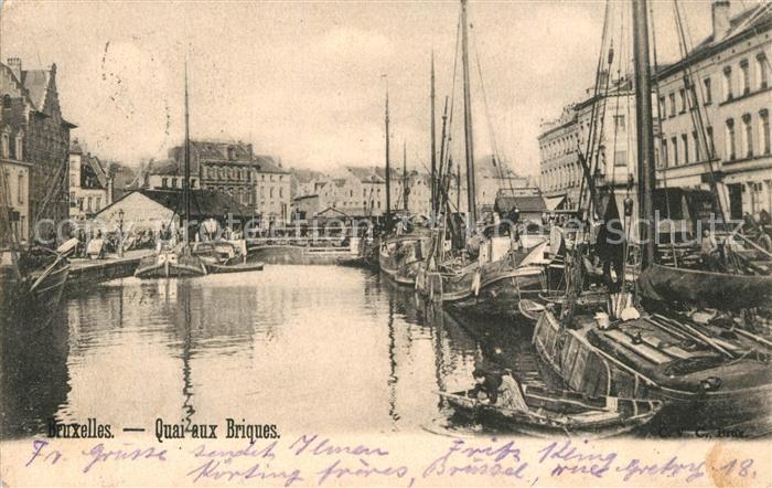 Bruxelles Bruessel Quai aux Briques
