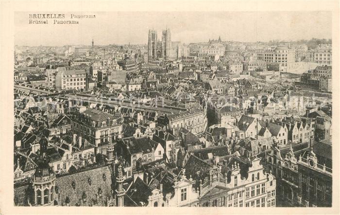 Bruxelles Bruessel Panorama