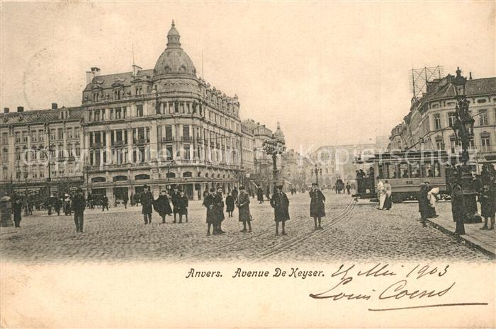 Anvers Antwerpen Avenue De Keyser