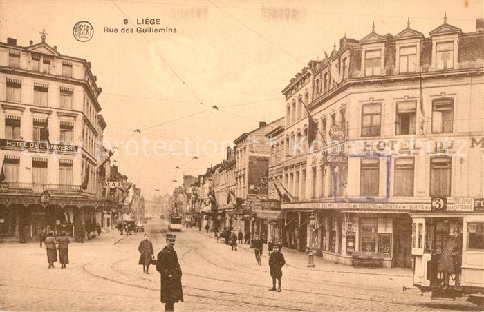 Liege Luettich Rue des Guillemins