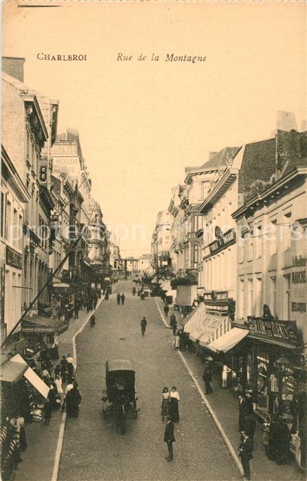 Charleroi Wallonie Rue de la Montagne