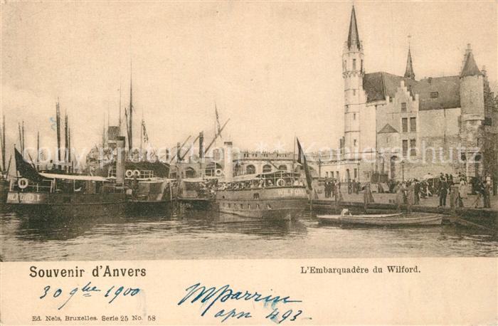 Anvers Antwerpen Embarquadere du Wilford