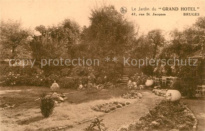 Bruges BRUGGE Belgie Le Jardin du Grand Hotel