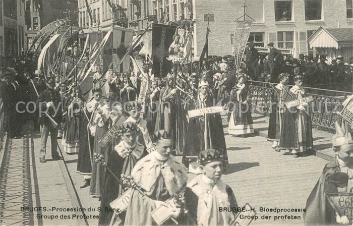 Bruges BRUGGE Belgie Procession du S Sang