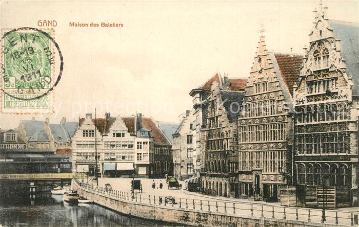 Gand Belgien Maison des Bateliers