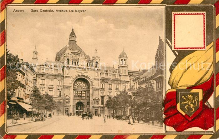 Anvers Antwerpen Gare Centrale Avenue De Keyzer