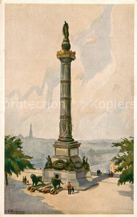 Bruxelles Bruessel La Colonne du Congres et la Tombe du Soldat Inconnu