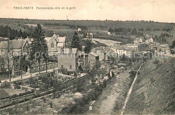 Trois Ponts Panorama du cote de la gare