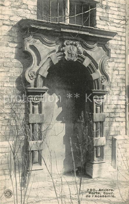 Anvers Antwerpen Porte cour de l'Academie