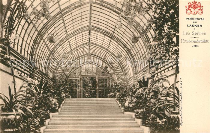 Laeken Parc Royal Les Serres Escalier embarcadere