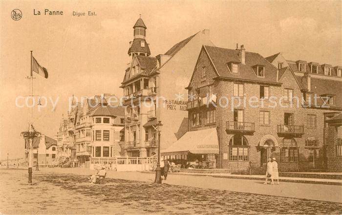 La Panne Veurne Digue Est