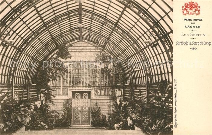 Laeken Parc Royal Les Serres Sortie de la Serre du Congo