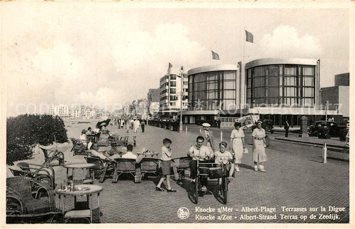 Knocke-sur-Mer Albert Plage Terrasses sur la Digue