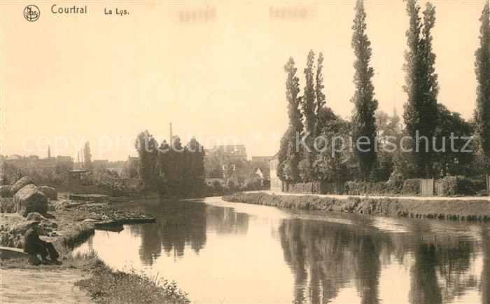 Courtrai KORTRIJK Flandre Belgie La Lys