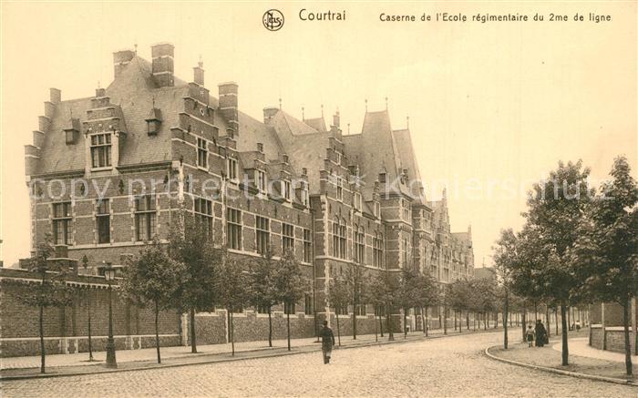 Courtrai KORTRIJK Flandre Belgie Caserne de l’Ecole regimentaire du 2me de ligne