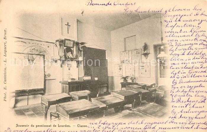 Lourdes Oostakker Souvenir du pensionnat de Lourdes Classe