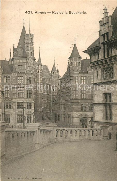 Anvers Antwerpen Rue de la Boucherie