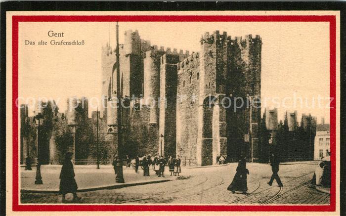 Gent Gand Flandre Das alte Grafenschloss