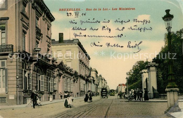 Bruxelles Bruessel Rue de la Loi Les Ministeres