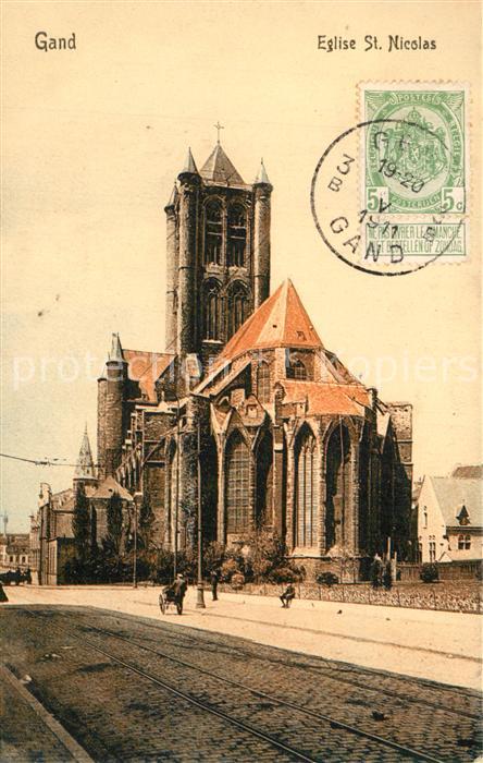 Gand Belgien Eglise St Nicolas