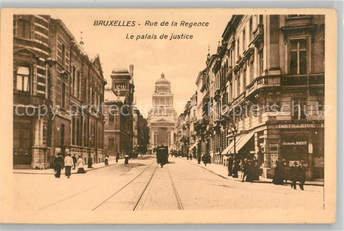 Bruxelles Bruessel Rue de la Regence Le palais de justice