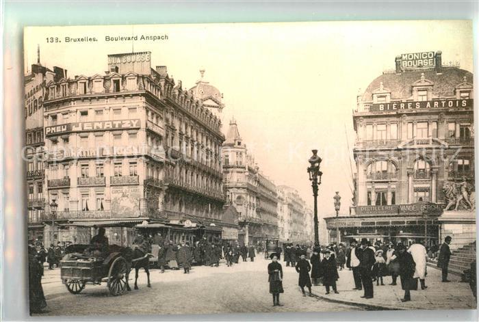 Bruxelles Bruessel Boulevard Anspach