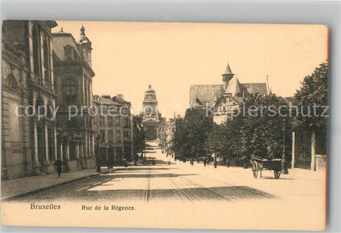 Bruxelles Bruessel Rue de la Regence