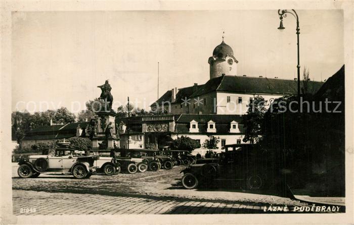 Lazne Podebrady Denkmal Schloss