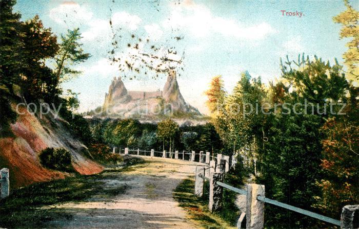 Rovensko pod Troskami Burg Trosky