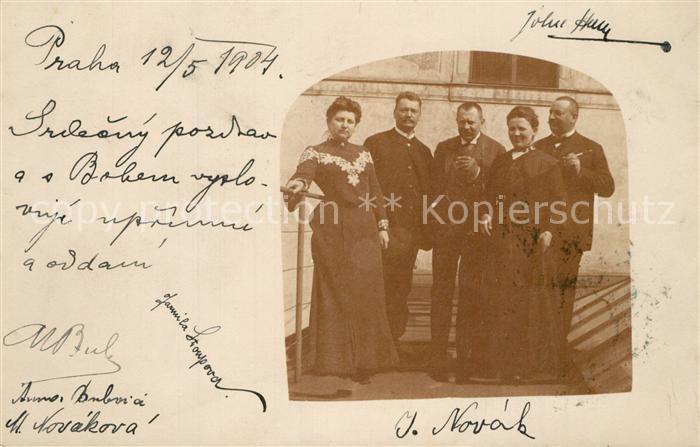 Prag Prahy Prague Gruppenbild