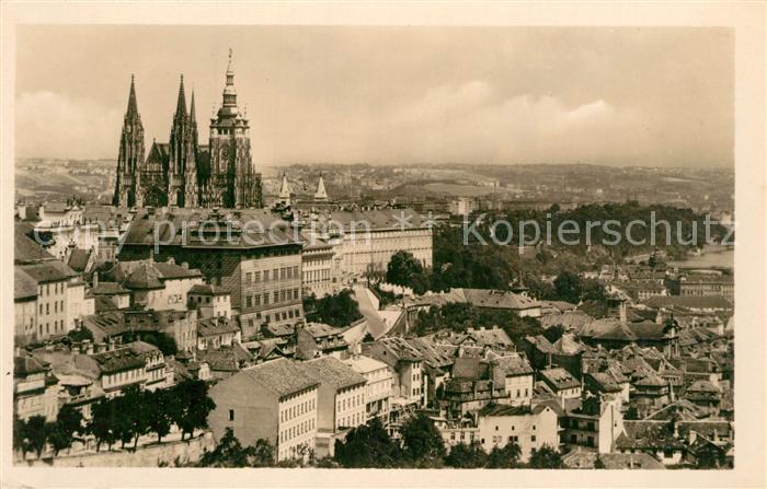 Prag Prahy Prague Hradcany Stempel