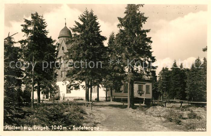 Platten Erzgebirge Boehmen Sporthotel Plattenberg Sudetengau
