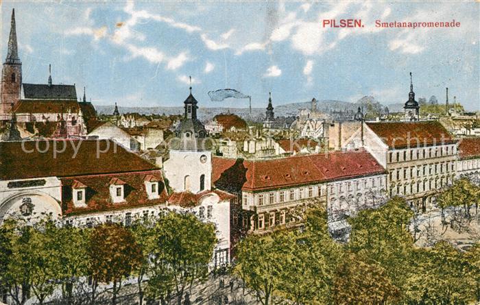 Pilsen Plzen Czechia Smetanapromenade