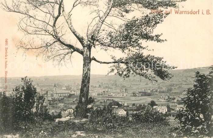 Warnsdorf Varnsdorf Boehmen Panorama