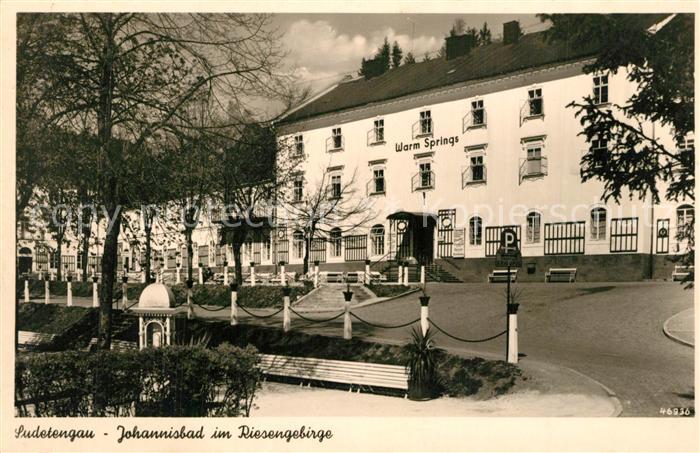 Johannisbad Riesengebirge Warm Springs Sudetengau
