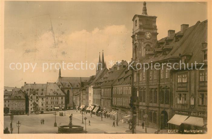 Eger Cheb Tschechien Marktplatz